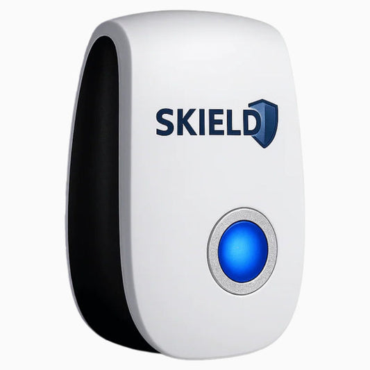 BugShield | Ultralyds Skadedyrsafskrækker til Mider, Lopper, Væggelus, Møl og Sølvfisk